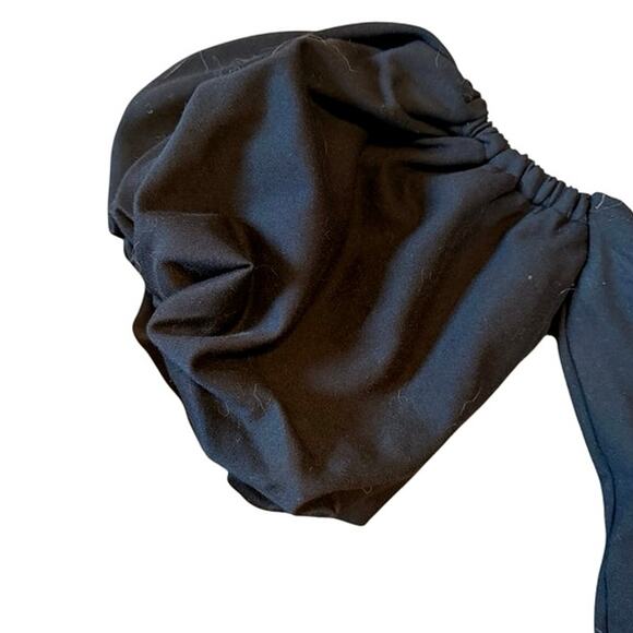 FREE PEOPLE X REVOLVE Ever After Off Shoulder Puff Sleeve Top In Black EUC Small - Picture 6 of 10